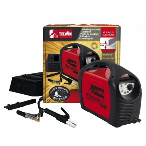 TELWIN FORCE 125 Ηλεκτροκόλληση INVERTER ΣΕ 6 ΑΤΟΚΕΣ ΔΟΣΕΙΣ