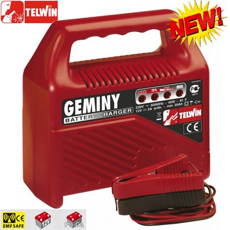 Φορτιστής μπαταριών 12V TELWIN GEMINY 10