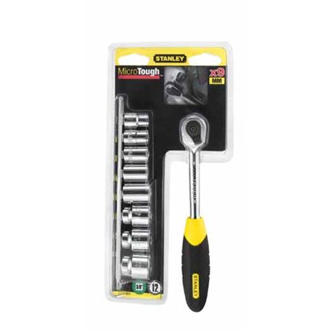 STANLEY ΚΑΣΤΑΝΙΑ 1/4” ΧΡΩΜΙΟΥ MICROTOUGH™ ΣΕΤ (0-94-610)