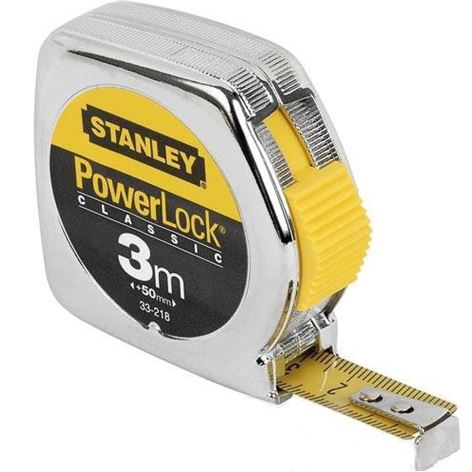 Stanley - Μέτρο Powerlock με Μεταλλικό Κέλυφος 13mm - 3m (1-33-218)