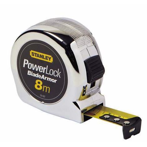 ΜΕΤΡΟ STANLEY MICRO POWERLOCK BLADE ARMOR 8Μx25MM 0-33-527