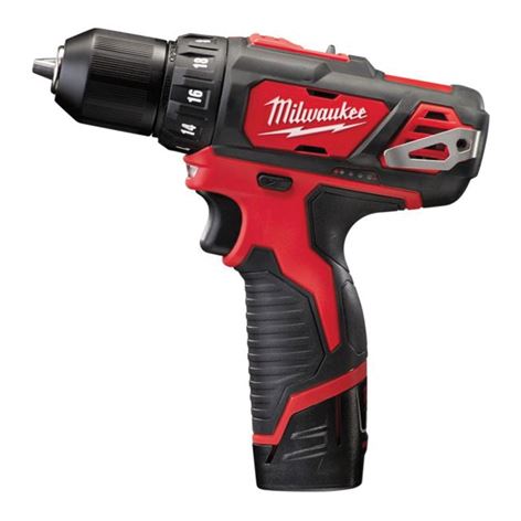 MILWAUKEE M12 BPD-202C ΚΡΟΥΣΤΙΚΟ ΔΡΑΠΑΝΟΚΑΤΣΑΒΙΔΟ 2x2.0Ah(4933441940)+6 ΑΤΟΚΕΣ ΔΟΣΕΙΣ