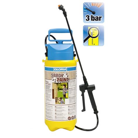 Πλαστικός ψεκαστήρας προπίεσης 5 λίτρων GLORIA Spray&Paint (G000101.0000)