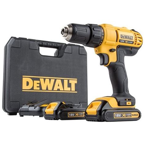 DEWALT - DCD776C2 Κόμπακτ Κρουστικό Δραπανοκατσαβίδο 18V XR Li-Ion 2 X 1.3Ah