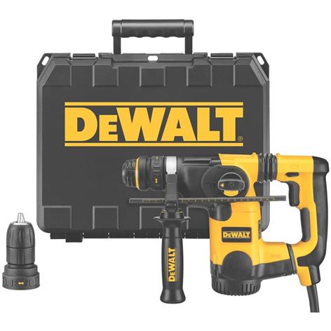 DEWALT Πιστολέτο SDS - PLUS 800W 3.4J με Extra Τσοκ Ταχείας Αλλαγής (D25324Κ)