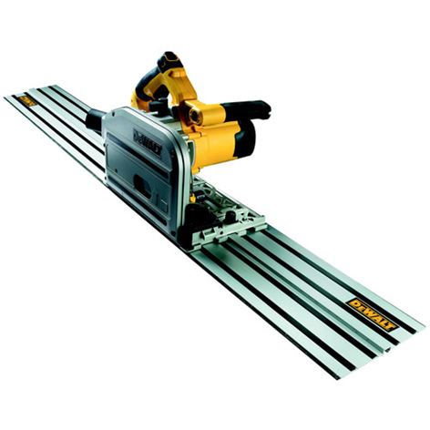 DEWALT Βυθιζόμενο Δισκοπρίονο 1300W 165mm Με ράγα οδήγησης 1.5m (DWS520KR)