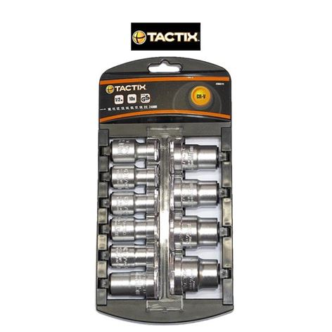 TACTIX- Σετ καρυδάκια 1/2" 10 τεμαχίων