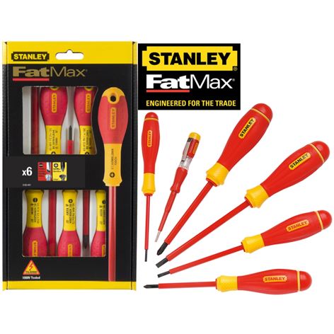 STANLEY- Σετ κατσαβιδια με μονωση 6τεμ.0-65-441