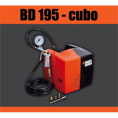 BLACK & DECKER ΦΟΡΗΤΟ ΚΟΜΠΡΕΣΕΡ ΑΕΡΟΣ ΗΛΕΚΤΡΙΚΟ BD 195 CUBO