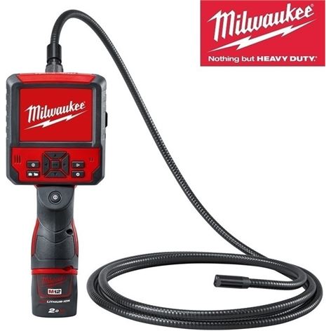 MILWAUKEE M12 IC AV3-9-201C ΨΗΦΙΑΚΗ KΑΜΕΡΑ EΠΙΘΕΩΡΗΣΗΣ 1x2.0Ah (4933451367)+6 ΑΤΟΚΕΣ ΔΟΣΕΙΣ