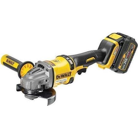 DEWALT ΓΩΝΙΑΚΟΣ ΤΡΟΧΟΣ 125mm XR FLEXVOLT ME 1 ΜΠΑΤΑΡΙA 54V 6.0Ah DCG414T1