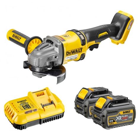 DEWALT 54V 6.0AH XR BRUSHLESS FLEXVOLT ΓΩΝΙΑΚΟΣ ΤΡΟΧΟΣ (DCG414T2)