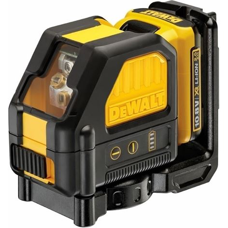 DEWALT LASER ΣΤΑΥΡΟΥ ΚΟΚΚΙΝΗΣ ΔΕΣΜΗΣ 10,8V (DCE088D1R)