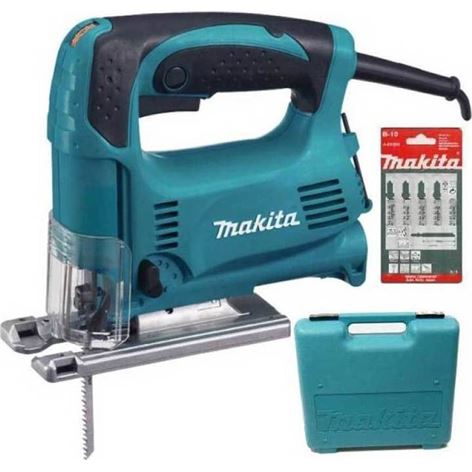 MAKITA 4329KX1 ΣΕΓΑ 450 W ΜΕ ΒΑΛΙΤΣΑ L BOX ΚΑΙ SET ΛΑΜΕΣ