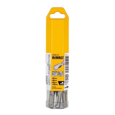 DEWALT ΣΕΤ ΤΡΥΠΑΝΙΑ 5 ΤΜΧ SDS-PLUS (DT60301)