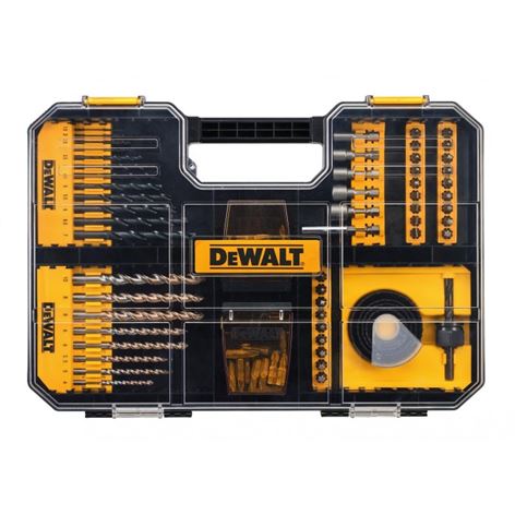 DEWALT ΣΕΤ ΕΞΑΡΤΗΜΑΤΑ ΣΕ ΠΛΑΣΤΙΚΗ ΚΑΣΕΤΙΝΑ (DT71569)