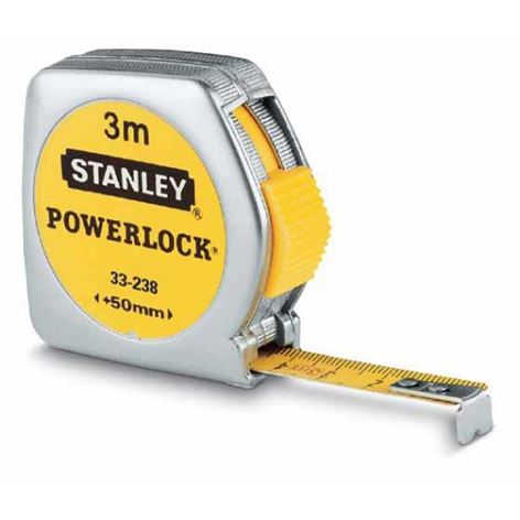 STANLEY Powerlock ΜΕΤΡΟ ΜΕ ΚΕΛΥΦΟΣ ABS 3m x 12,7mm (0-33-238)