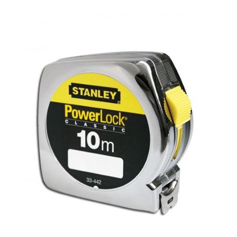 STANLEY Powerlock ΜΕΤΡΟ ΜΕ ΚΕΛΥΦΟΣ ABS 10m x 25mm (0-33-442)