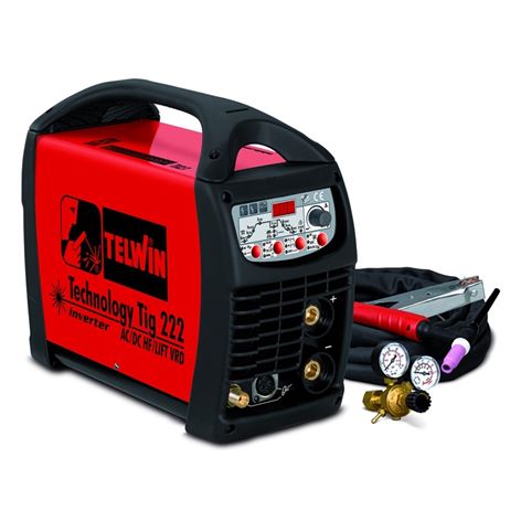 TELWIN ΗΛΕΚΤΡΟΚΟΛΛΗΣΗ INVERTER TECHNOLOGY TIG 222 AC/DC-HF/LIFT VRD (852054)