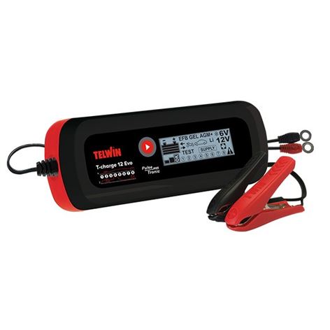 TELWIN ΗΛΕΚΤΡΟΝΙΚΟΣ ΦΟΡΤΙΣΤΗΣ-ΣΥΝΤΗΡΗΤΗΣ T-CHARGE 12 EVO (807578)