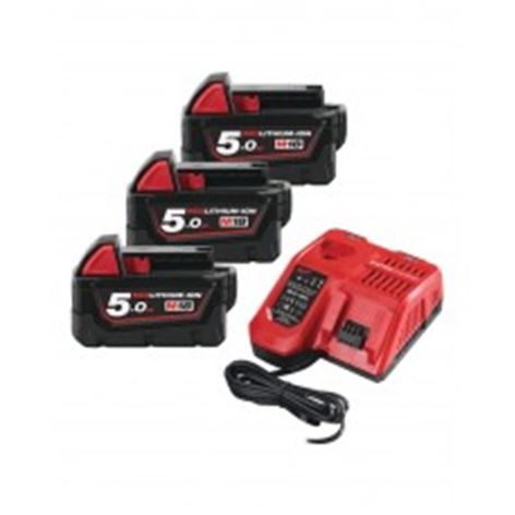 MILWAUKEE M18 NRG-503 NRG KIT ΜΠΑΤΑΡΙΕΣ+ΦΟΡΤΙΣΤΗΣ (4933451423)