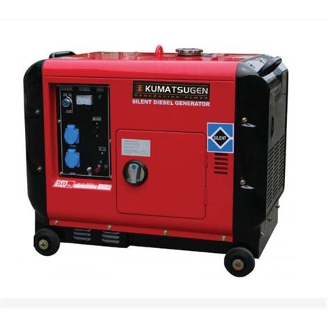 KUMATSUGEN GP8000MAT Γεννήτρια Πετρελαίου Κλειστού Τύπου Τριφασική με Μίζα (008347)
