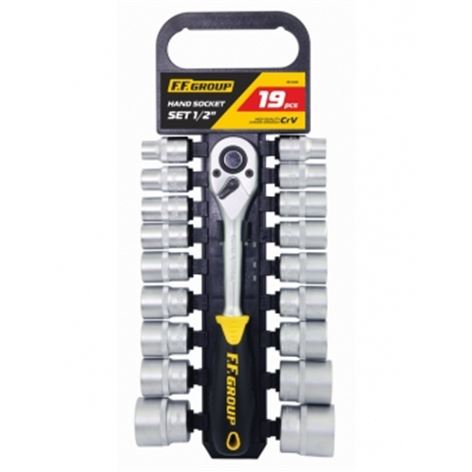 FF GROUP ΚΑΡΥΔΑΚΙΑ ΣΕΤ 19 ΤΜΧ 1/2" (35040)