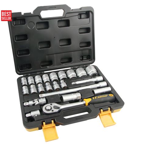 FF GROUP ΣΕΤ ΚΑΡΥΔΑΚΙΑ 22 ΤΜΧ 1/2" (39855)