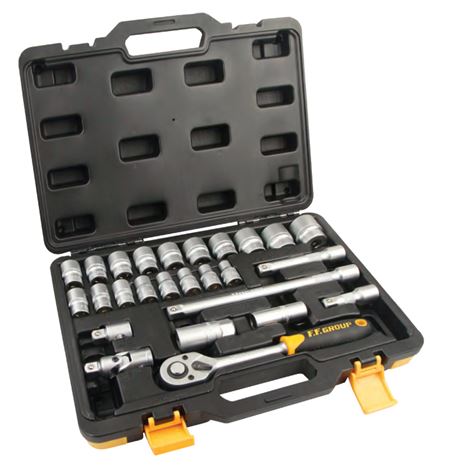 FF GROUP ΣΕΤ ΚΑΡΥΔΑΚΙΑ 26 ΤΜΧ 1/2" (39856)
