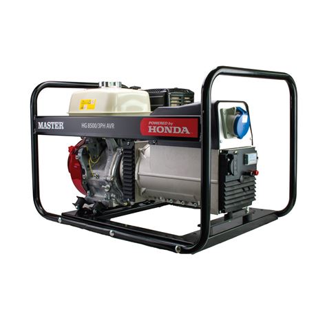 MASTER ΒΕΝΖΙΝΟΚΙΝΗΤΗ ΜΟΝΟΦΑΣΙΚΗ ΓΕΝΝΗΤΡΙΑ HONDA HG 8500 3PH AVR
