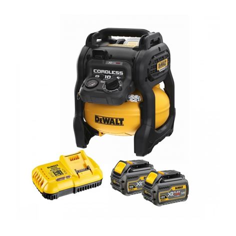 DEWALT DCC1054T2 54V ΑΕΡΟΣΥΜΠΙΕΣΤΗΣ ΧΩΡΙΣ ΛΑΔΙ 10LT XR FLEXVOLT