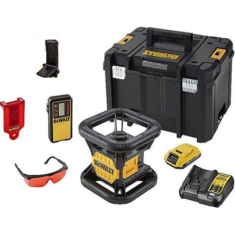DEWALT 18V ΠΕΡΙΣΤΡΟΦΙΚΟ LASER - ΚΟΚΚΙΝΗ ΔΕΣΜΗ (ΕΜΒΕΛΕΙΑ ΕΡΓΑΣΙΑΣ 60M / 600M) DCE079D1R