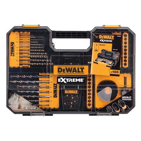 DEWALT ΣΕΤ 100 ΤΕΜ. ΕΞΑΡΤΗΜΑΤA ΣΕ ΠΛΑΣΤΙΚΗ ΚΑΣΕΤΙΝΑ (DT70620T)