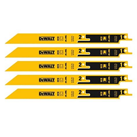 DEWALT DT2416 ΣΕΤ 5 ΤΕΜ. BiMETAL ΛΑΜΕΣ ΣΕΓΑΤΣΑΣ ΔΙΠΛΕΣ 230MM 14/18 TPI