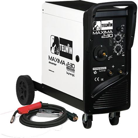 TELWIN MAXIMA 230 SYNERGIC 4 ΣΕ 1 ΗΛΕΚΤΡΟΚΟΛΛΗΣΗ MΟΝΟΦΑΣΙΚΗ 220A (816088)