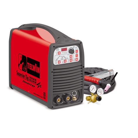 TELWIN SUPERIOR TIG 322 AC/DC-HF/LIFT ΤΡΙΦΑΣΙΚΗ 270A (816130)