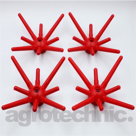 Agrotechnic Ελαστικά Ημισφαίρια x.32 Σετ (4τεμ.) (X320154)