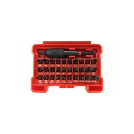 ΣΕΤ SHOCKWAVE ΜΥΤΕΣ & ADAPTOR 32 ΤΕΜΑΧΙΩΝ MILWAUKEE 4932464240