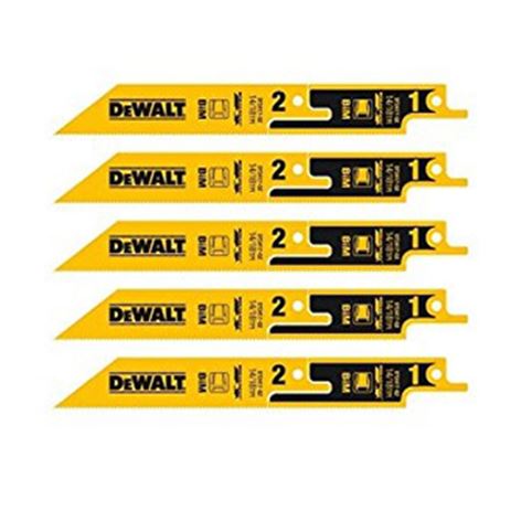 DEWALT ΣΕΤ 5 ΤΕΜ. BIMETAL ΛΑΜΕΣ ΣΕΓΑΤΣΑΣ ΔΙΠΛΕΣ 152MM 14/18TPI (DT2417)