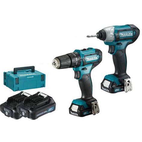 MAKITA CLX228AJ ΣΕΤ ΚΡΟΥΣΤΙΚΟ ΔΡΑΠΑΝΟΚΑΤΣΑΒΙΔΟ HP333D ΚΑΙ ΠΑΛΜΙΚΟ ΚΑΤΣΑΒΙΔΙ TD110D