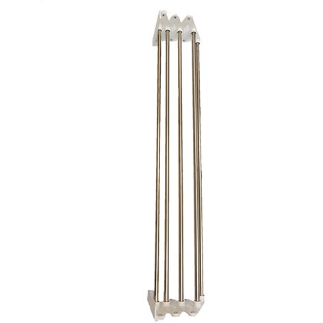 Απλωστρα τοιχου βιδωτη inox 120cm (300-112)
