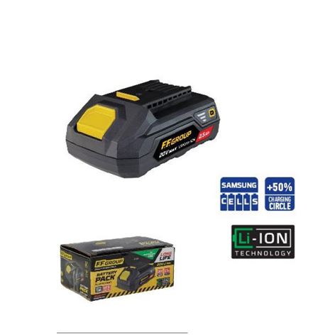 FF Group Μπαταρία Λιθίου BLi 20V/2.5Ah 41320