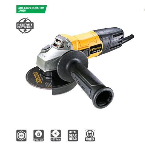 FF GROUP AG 115/750 PLUS Φ115 750W ΓΩΝΙΑΚΟΣ ΤΡΟΧΟΣ 41628
