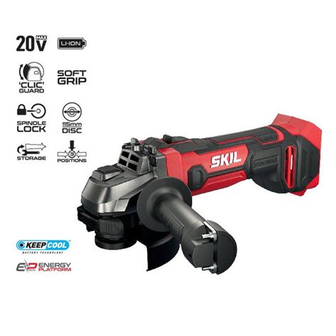 SKIL Γωνιακός Τροχός Μπαταρίας 20V AG1E3920CA (SOLO)