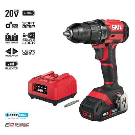 SKIL Δραπανοκατσάβιδο Μπαταρίας 20V DD1E3010AA