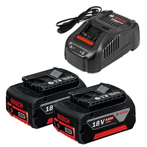 BOSCH GBA 18V ΣΕΤ ΦΟΡΤΙΣΤΗ GAL 1880 CV ΚΑΙ 2 ΜΠΑΤΑΡΙΩΝ 18V 6.0AH 1600A00B8L