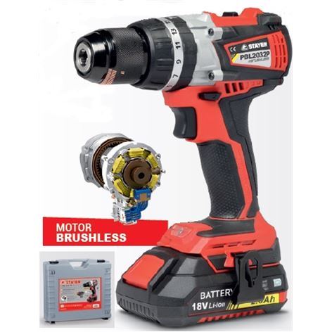 STAYER PBL 2032 P BL Κρουστικό Δραπανοκατσάβιδο 18V Brushless