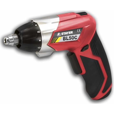 Stayer Κατσαβίδι Μπαταρίας 3.6V 1.3 Ah Σε Κασετίνα BL 50 CK