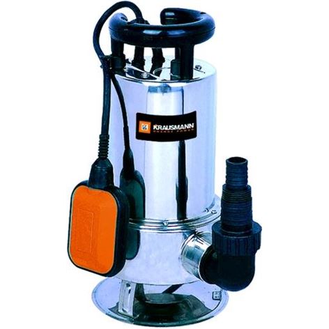 Krausmann Υποβρύχια Αντλία INOX Ακαθάρτων Υδάτων 750W 4600