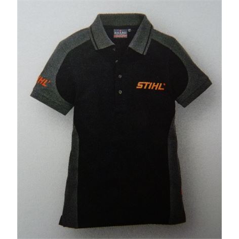 STIHL Μαύρο και Γκρι Πόλο TIMBERSPORTS L